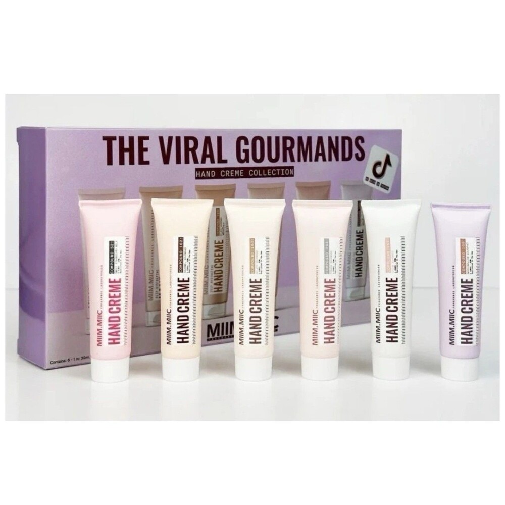 MIIM.MIIC The Viral Gourmands  Hand Creme Collection 6 Pack 1oz each TikTok New